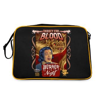 Vampire Bloodsucker Horror Movie Vintage Movie Poster - Retro Bag - black/gold - Back