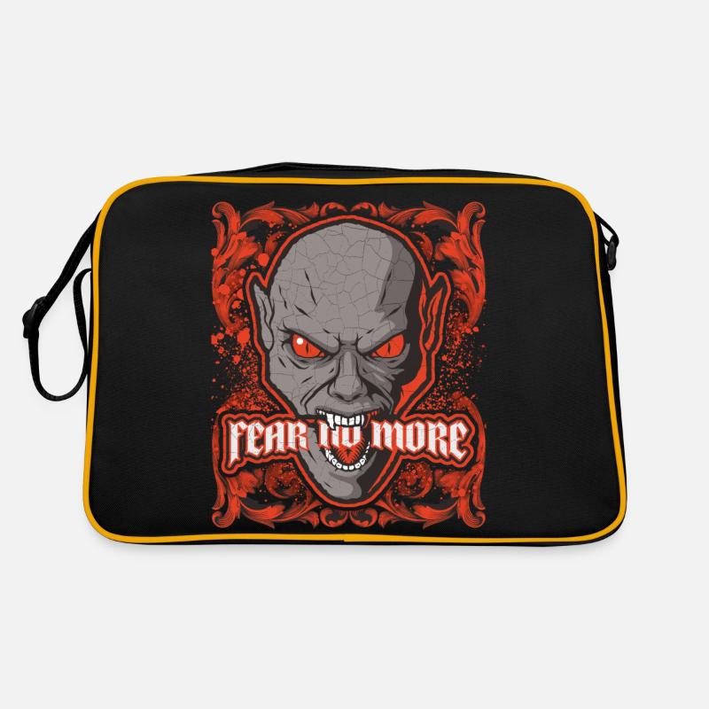 Devil Monster disant Crâne d’horreur vintage Sac Retro