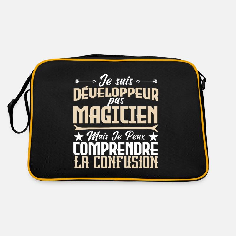 je suis Développeur pas magicien Sac Retro