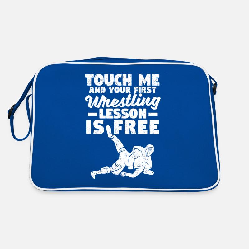Touchez-moi et votre première leçon de lutte est Sac Retro