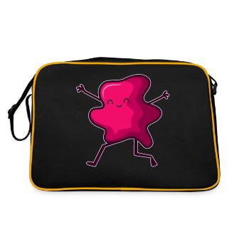 Erdnussbutter Pb&j Peanut Butter Jelly Halloween - Retro Bag - black/gold - Back