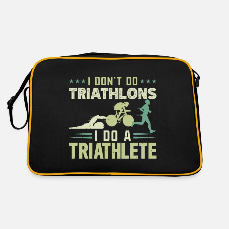 Triathlon Natation Cyclisme Course à pied Sac Retro