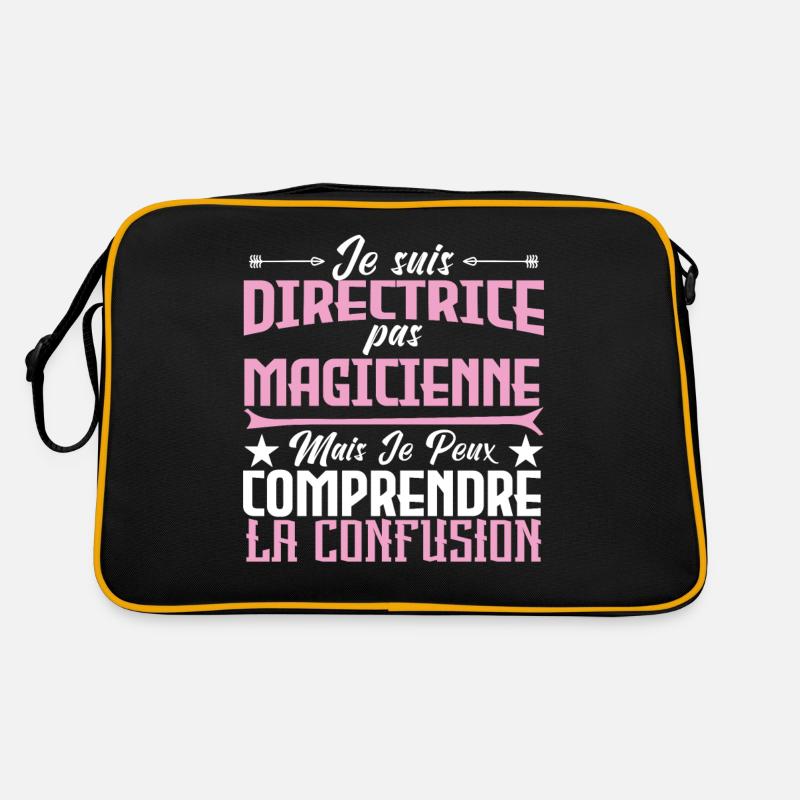 je suis Directrice pas magicien Sac Retro