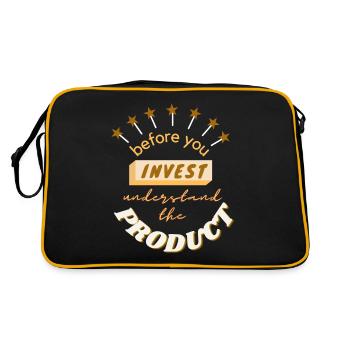 avant d’investir - produit - Sac Retro - noir/or - Dos