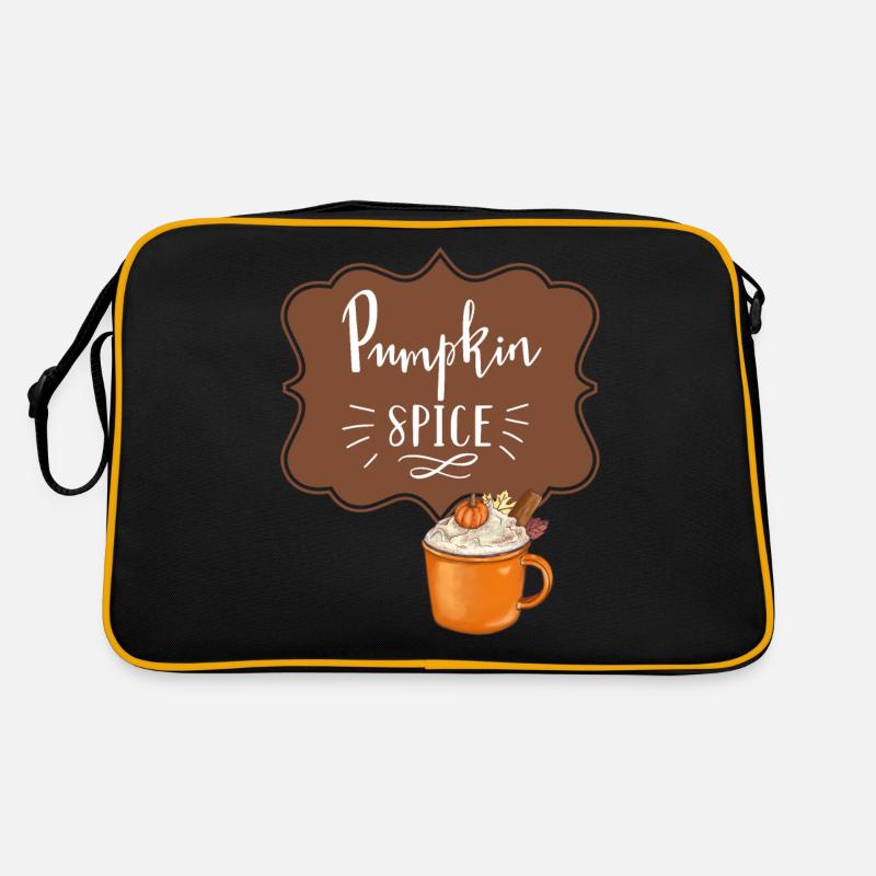 pumpkin spice , fall Retro Bag