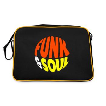 | de vêtements Funk Costume vintage des années 70 pour la musique soul - Sac Retro - noir/or - Dos