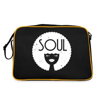 | de vêtements Funk Costume vintage des années 70 pour la musique soul - Sac Retro - noir/or - Dos