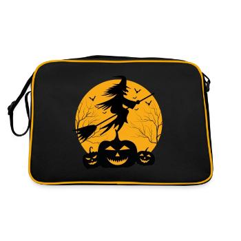 Happy Halloween - jour de Halloween - Sac Retro - noir/or - Dos