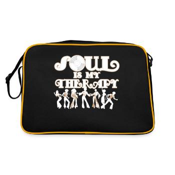 | de vêtements Funk Costume vintage des années 70 pour la musique soul - Sac Retro - noir/or - Dos