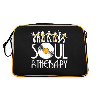 | de vêtements Funk Costume vintage des années 70 pour la musique soul - Sac Retro - noir/or - Dos