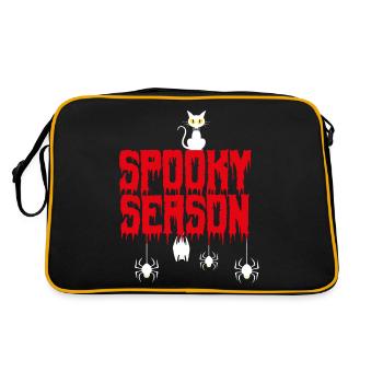 SPOOKY season . - Sac Retro - noir/or - Dos
