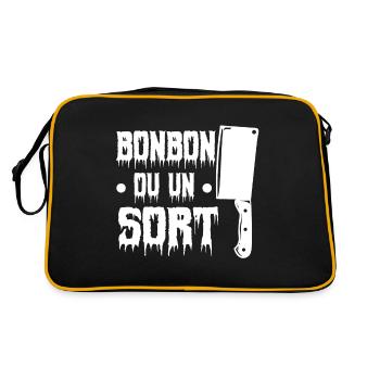 Des bonbons ou un sort !! - Sac Retro - noir/or - Dos