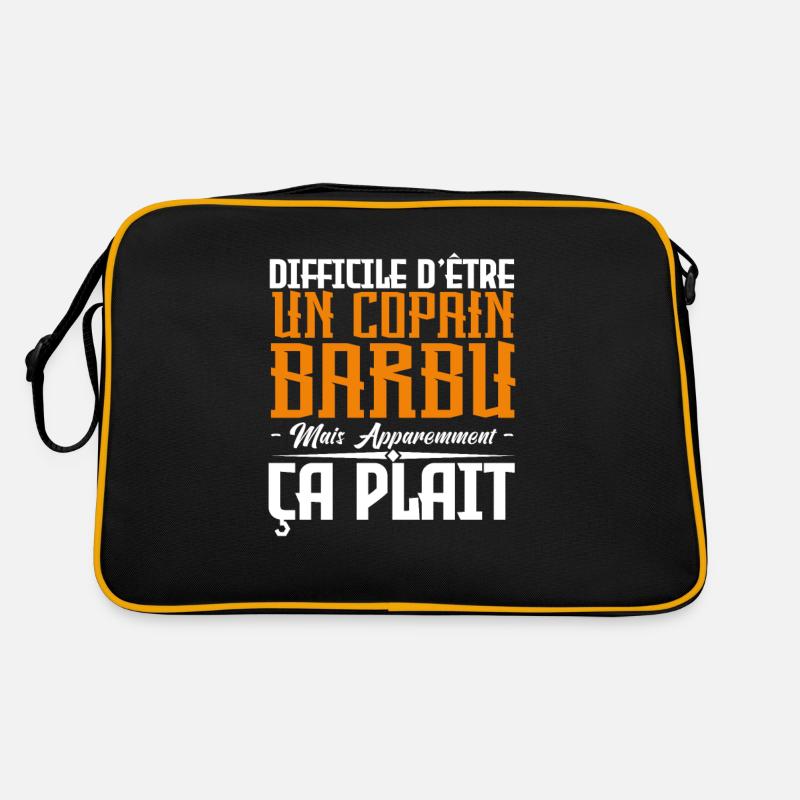 copain barbu, citations barbe, cadeau copain Sac Retro
