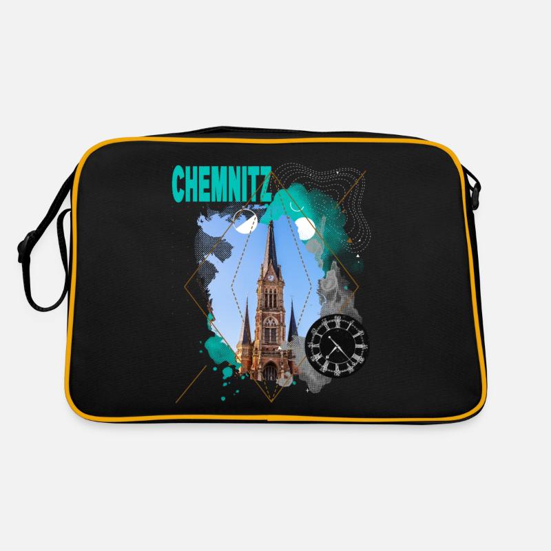 Chemnitz Germany City Skyline Vintage Retro Retro Bag