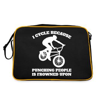 cyclisme vtt vélo cyclisme tour à vélo - Sac Retro - noir/or - Dos