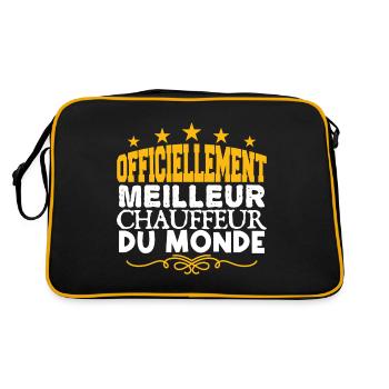Chauffeur | meilleur Chauffeur | légende Chauffeur - Sac Retro - noir/or - Dos