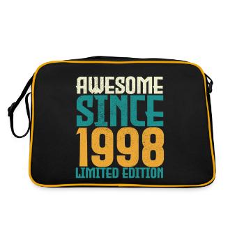 Awesome Since 1998 limited edition. - Retro Bag - black/gold - Back