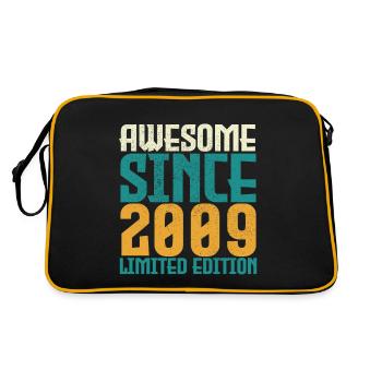 Awesome Since 2009 limited edition. - Sac Retro - noir/or - Dos