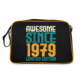 Awesome Since 1979 limited edition. - Retro Bag - black/gold - Back