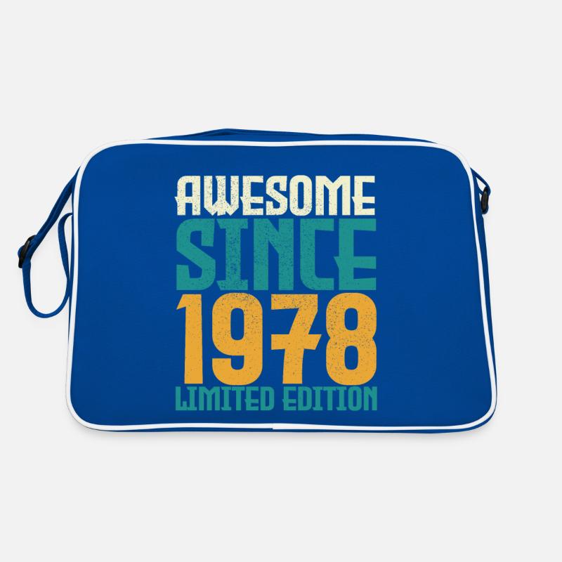 Awesome seit 1978 limitierte Auflage. Retro Tasche