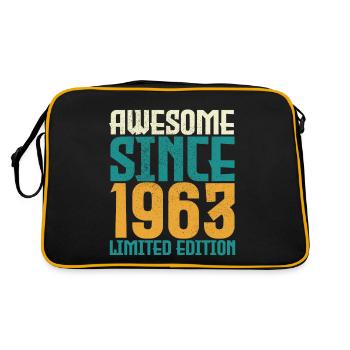 Awesome since 1963 Limited Edition. - Retro Bag - black/gold - Back