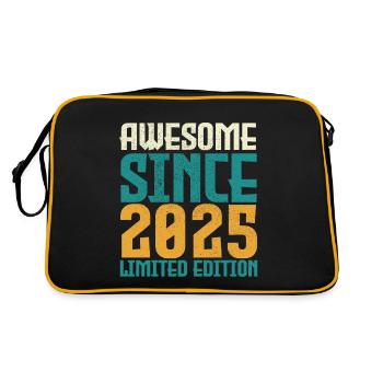 Awesome Since 2025 limited edition. - Retro Bag - black/gold - Back