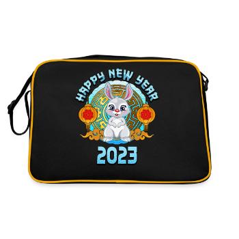 Chinese Lunar Year 2023 - Year of the Rabbit - Retro Bag - black/gold - Back