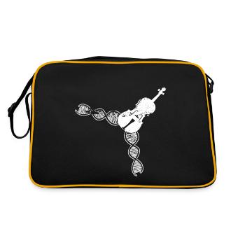 Violin Orchestra Violin Music Violin Players - Retro Bag - black/gold - Back