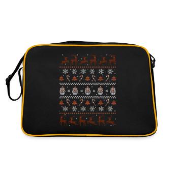 Tenue de Noël Noël Noël Noël Noël - Sac Retro - noir/or - Dos