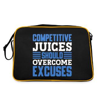 Les jus de compétition de natation devraient être surmontés - Sac Retro - noir/or - Dos