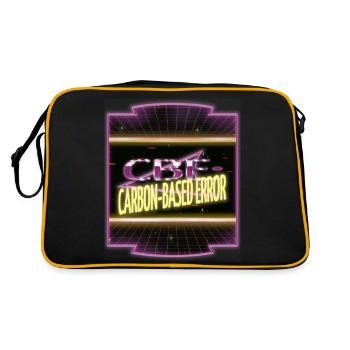anonymous expect us hacker hacking engineer - Retro Bag - black/gold - Back