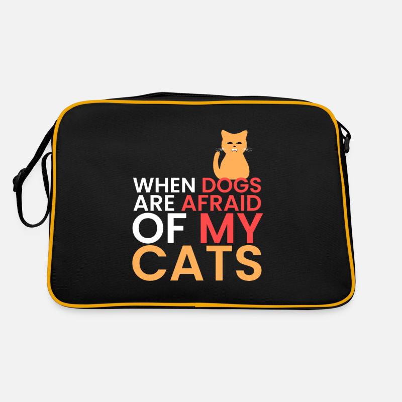 si les chiens ont peur de mon chat Sac Retro