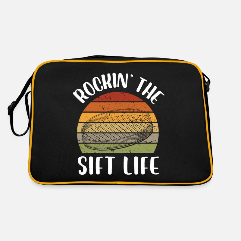 rocking the sift life Design for a archeology Retro Tasche
