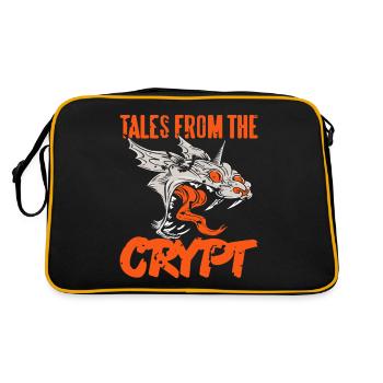 Tales From The Crypt Retro Vintage Halloween Demon - Retro Bag - black/gold - Back