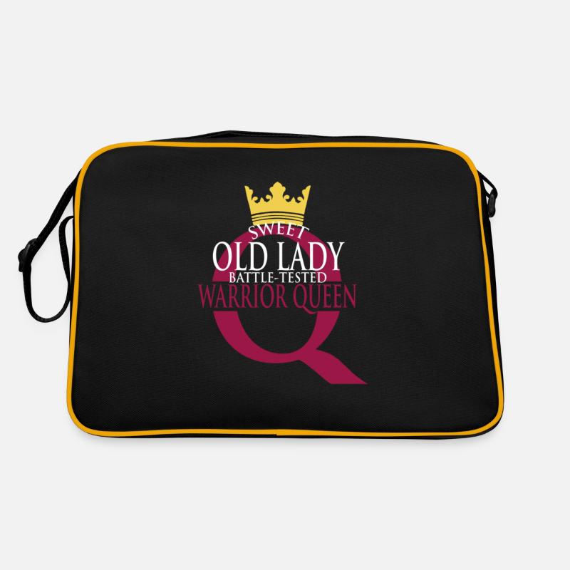 Sweet Old Lady More Like Battle-Tested Warrior Retro Bag