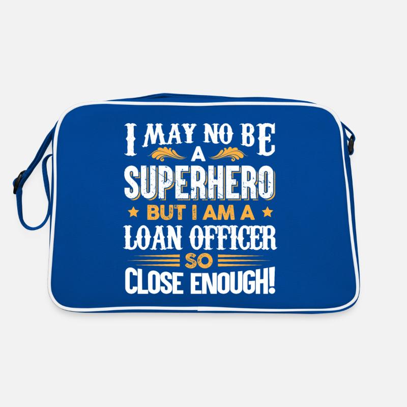 pas un super-héros mais un agent de prêt Concevoir pour un Sac Retro