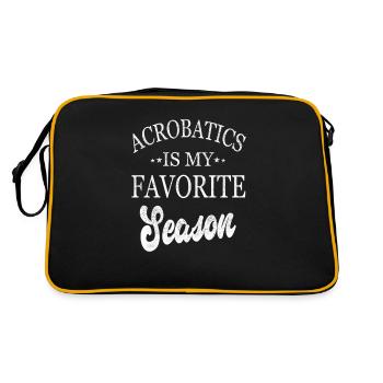 Acrobatics Is My Favorite Season - Retro Bag - black/gold - Back