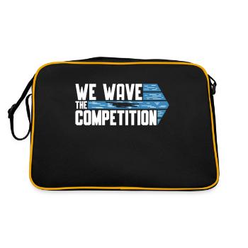 Shimmer Swimming We Wave The Competition Schwim - Sac Retro - noir/or - Dos