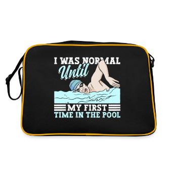 Schimmer Schwimmen J’étais normal jusqu’à mon premier - Sac Retro - noir/or - Dos
