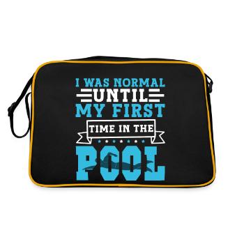 Schimmer Schwimmen J’étais normal jusqu’à mon premier - Sac Retro - noir/or - Dos