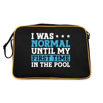 Schimmer Schwimmen J’étais normal jusqu’à mon premier - Sac Retro - noir/or - Dos