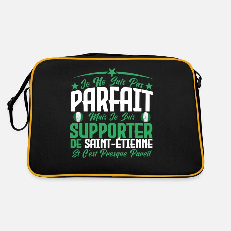 je ne suis pas parfait supporteur de Saint Étienne Sac Retro