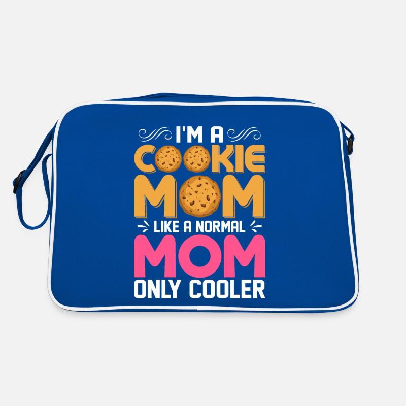 Je suis une maman biscuit comme une maman normale seulement cooler Pie Sac Retro