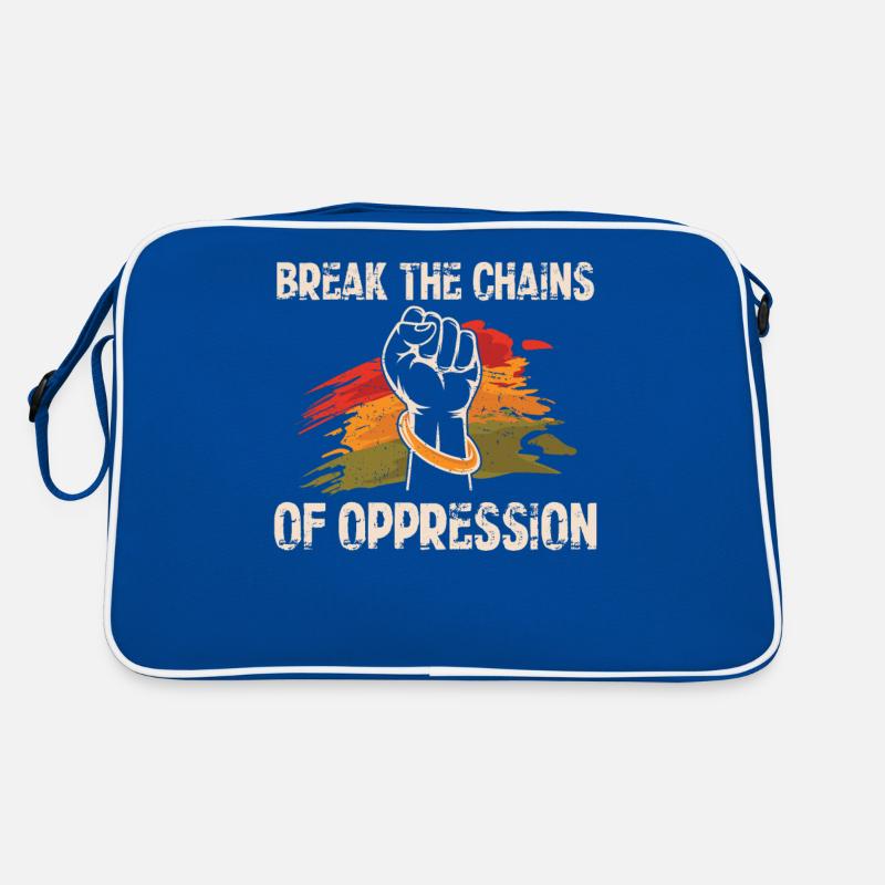 Les chaînes de l’oppression brisent la liberté Sac Retro