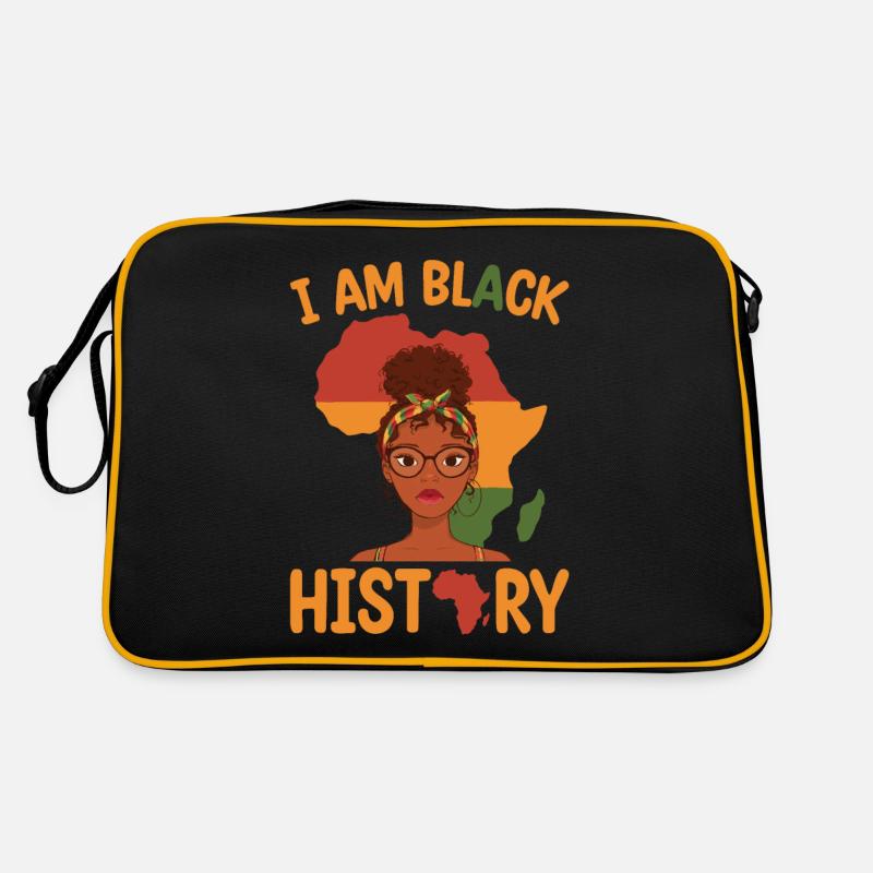 Ich Bin Schwarz Geschichte Muttertag Juneteenth Retro Tasche