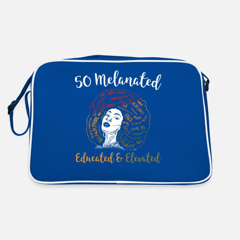 50 Mélanisés éduqués Sac Retro