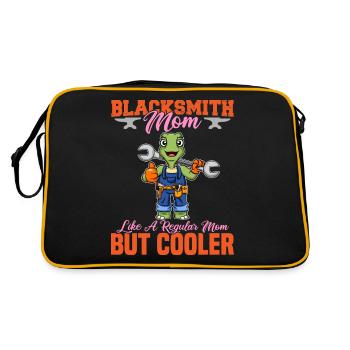 La mère forgeron aime une maman régulière mais plus cool - Sac Retro - noir/or - Dos