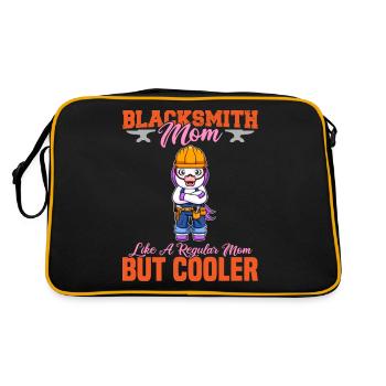 La mère forgeron aime une maman régulière mais plus cool - Sac Retro - noir/or - Dos