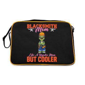 La mère forgeron aime une maman régulière mais plus cool - Sac Retro - noir/or - Dos