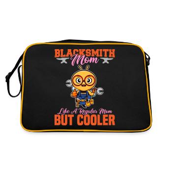La mère forgeron aime une maman régulière mais plus cool - Sac Retro - noir/or - Dos